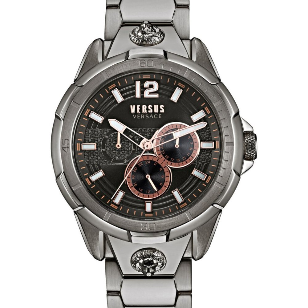 Versace Men's Gunmetal 44mm Watch